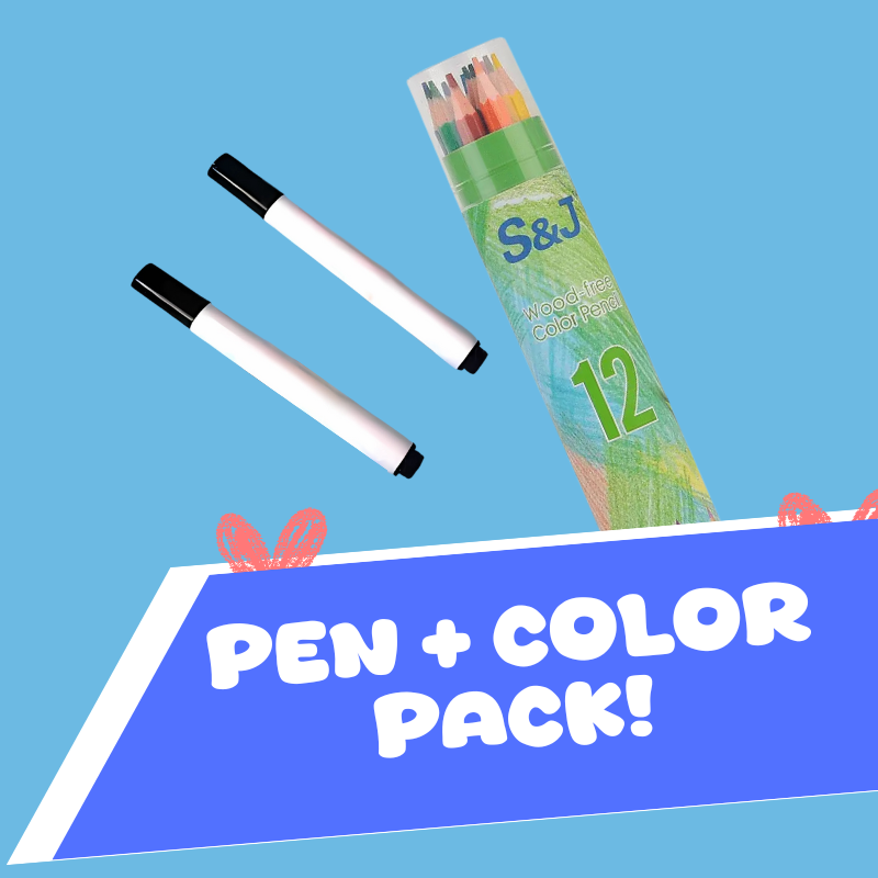 Markers + Colored Pencils Creative Pack